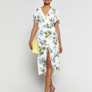 Reformation floral Breanna Dress in French Riviera